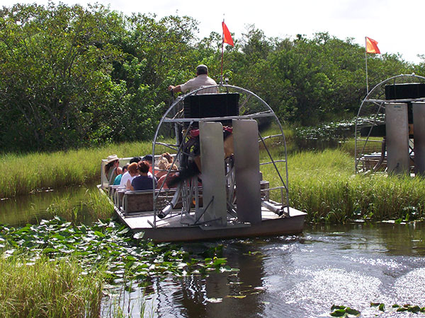 Boat tour Everglades