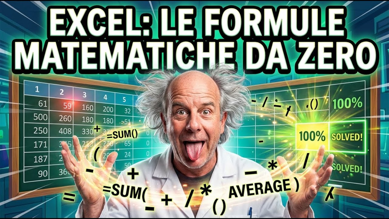 Formule Excel da zero: simboli, priorità e parentesi