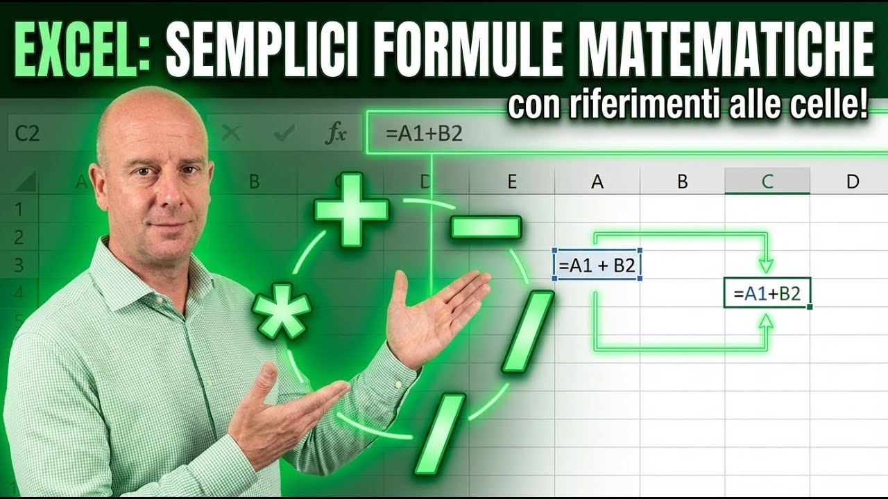 Excel: formule matematiche con riferimenti alle celle (base)