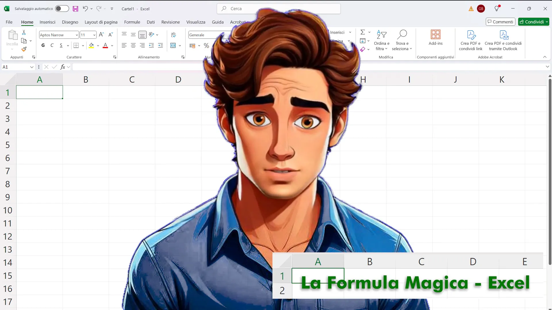 Primo video: storia e caratteristiche dei fogli di calcolo