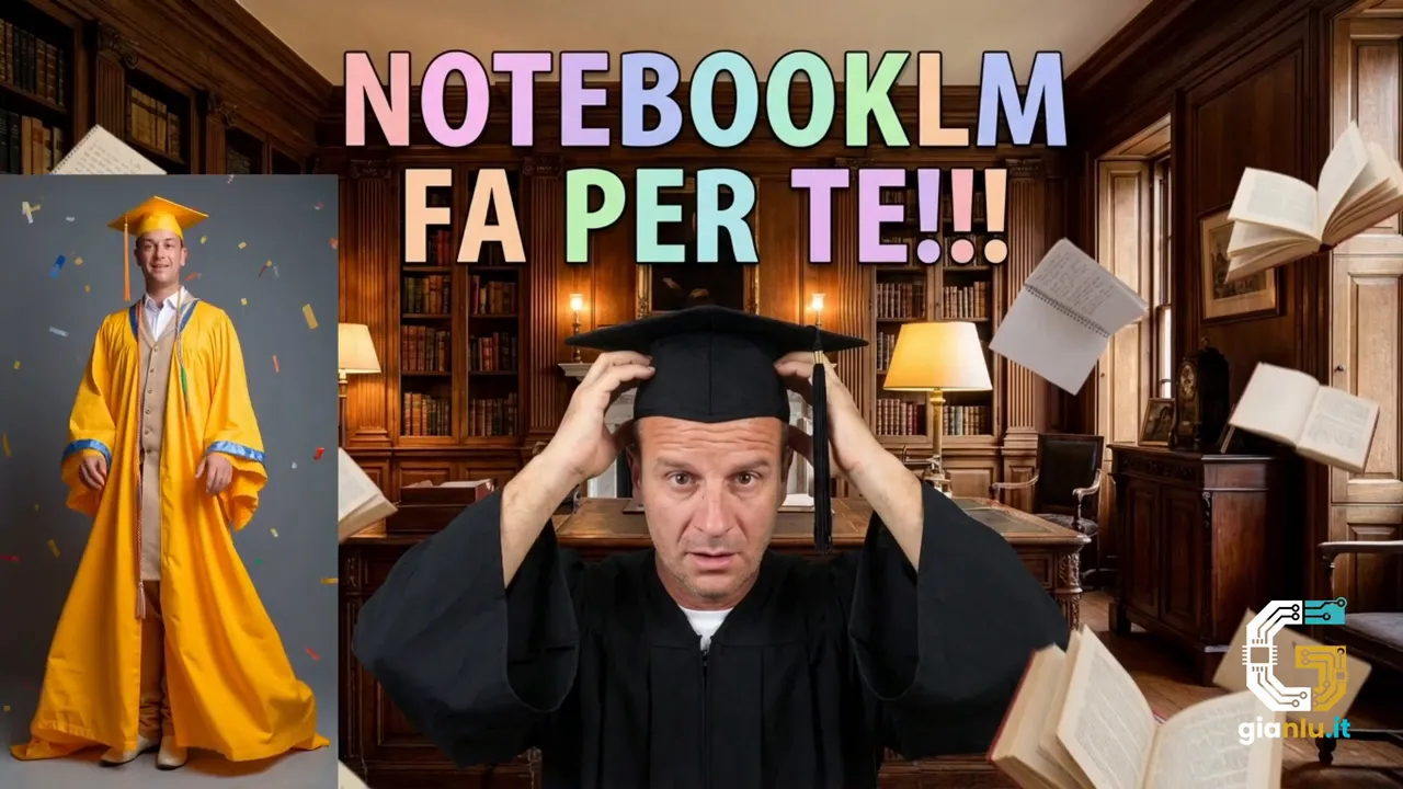 Schermata iniziale di NotebookLM con notebook recenti e pulsante crea nuovo notebook