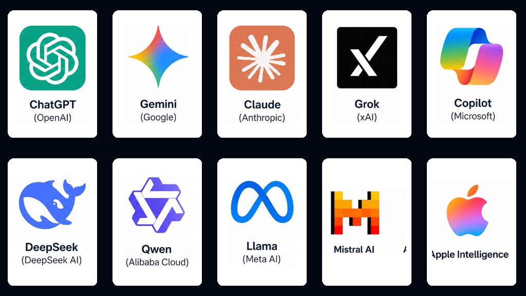 Comparativa Modelli IA: ChatGPT, Gemini, Claude, Perplexity e altri