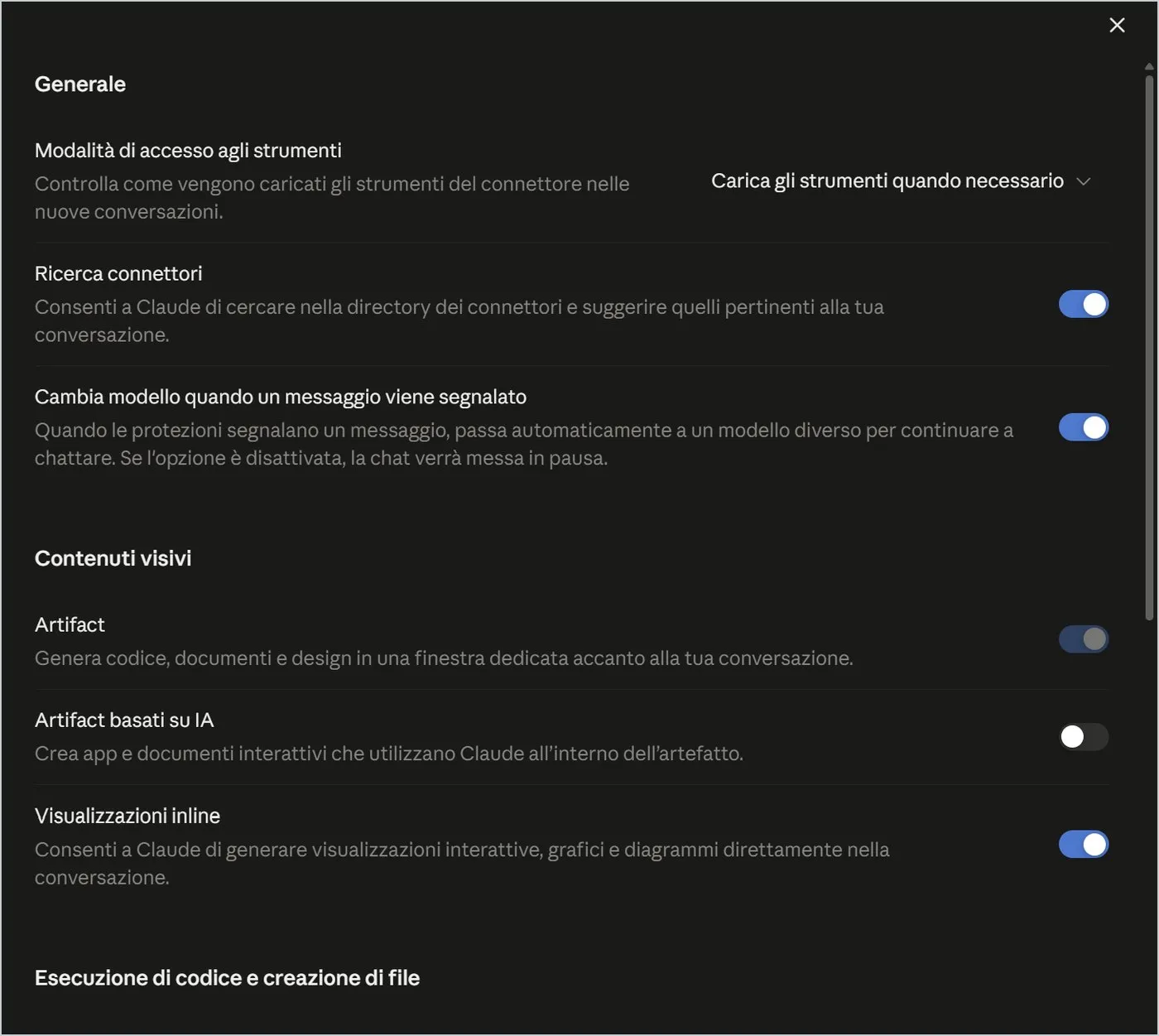Features: connectors, Artifacts and safety.